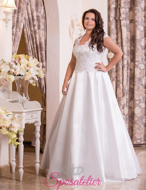 Agnesse-vendita abiti da sposa taglie comode online