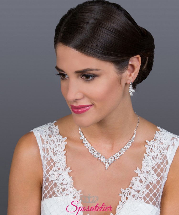 Accessori capelli sposa di lusso in cristalli e strass