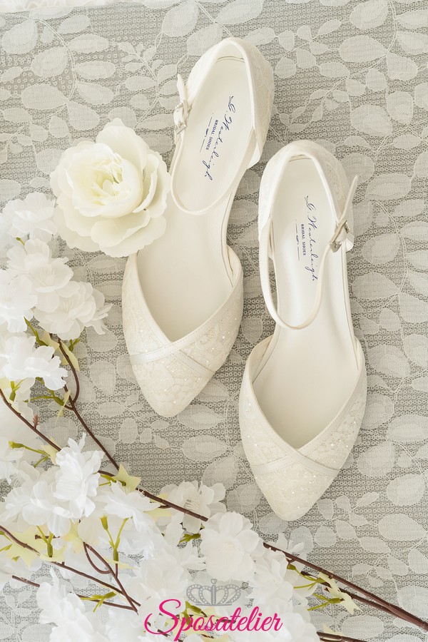 scarpe basse da sposa